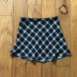 plaid skirt